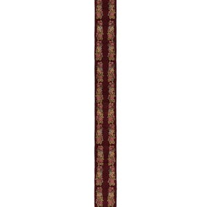 American Floral Hooked Runner Rug [1&#39;10x21&#39;5]