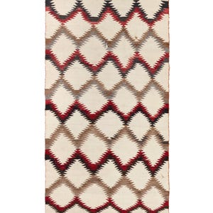 Vintage Southwestern Authentic Navajo Rug [3&#39;1x5&#39;9]