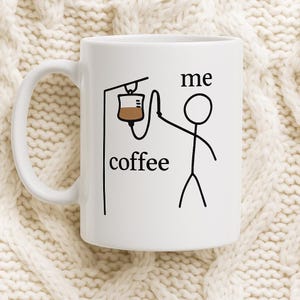 Funny coffee mug - Life support - Gift for friends or co-workers