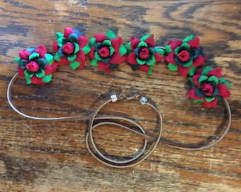 Very Fun Red and Green Christmas Headband