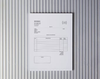 Editable Google doc invoice Template - Google Doc- Google doc template- Billing Template - Invoice Form - Printable - Easy to edit
