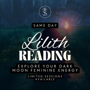 Lectura de la Sombra de la Luna Negra de Lilith / Explora tu energía femenina oscura a través de tu carta natal
