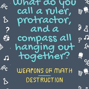 Math Classroom Poster Set of 4