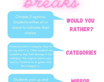 Brain Break PDF