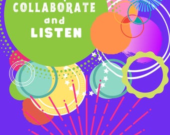 Stop, Collaborate and Listen Posters - Set of 2