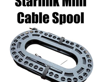 Starlink Mini-Kabelspule und Schutzkappen für den Stromanschluss