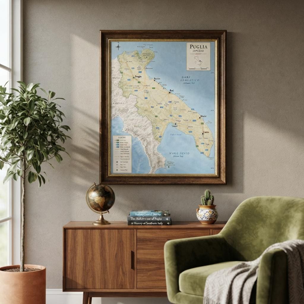 イタリアの国地図 - Etsy 日本
