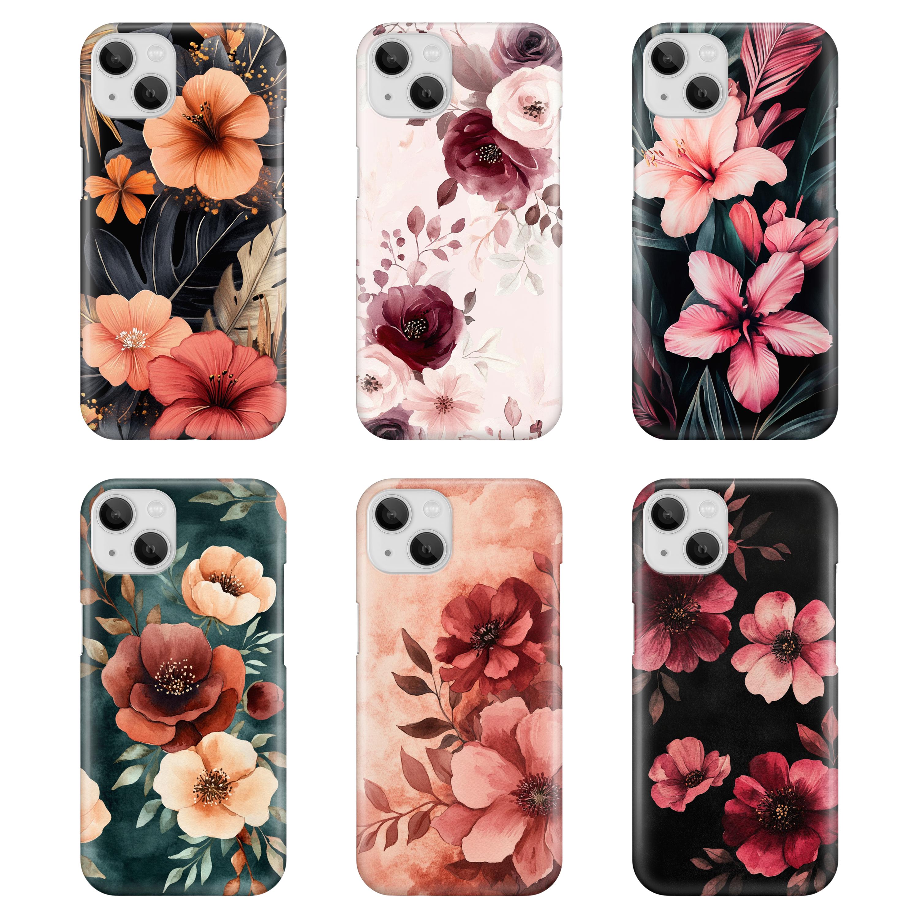 Phone Raps Vintage Floral Phone Wraps PNG – 24 Sublimation Phone Case Designs ...