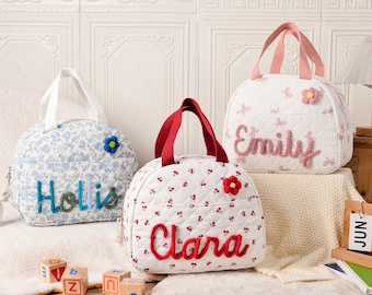 Personalized Kid Lunch Bag,Custom Lunchbox Bag,School Lunch bag,Handmade Name Lunchbox Bag,Corduroy Handmade Lunch Bag,Back to School Gift