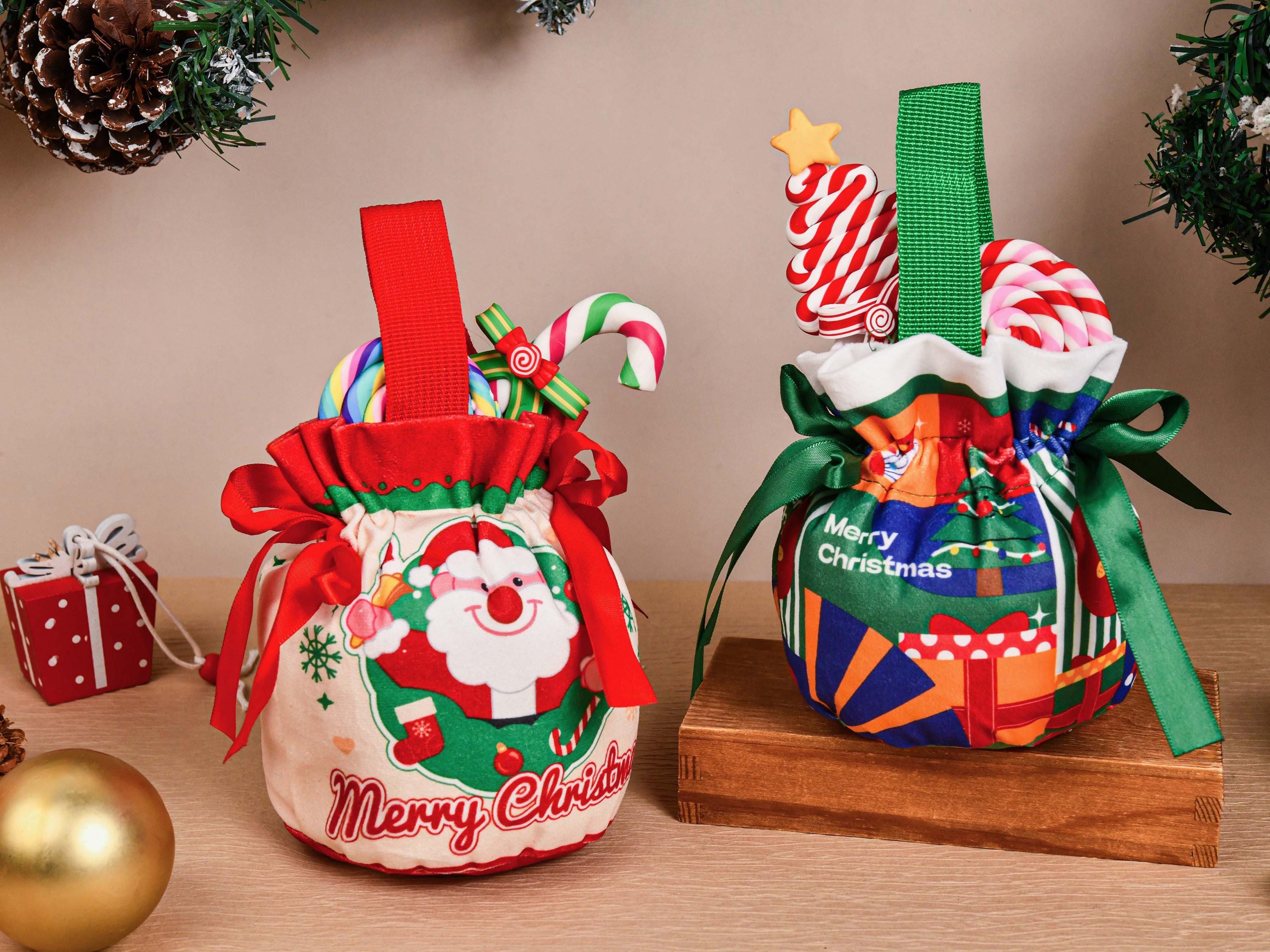 Bolsas de dulces navideños - Etsy México, image size:3000x2250