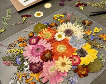 Wedding Bouquet  Recreation | No Bouquet No Problem | Bouquet Preservation | Pressed Flower Art  Keepsake **Deposit Only**