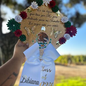 Graduation Cap Topper Custom with Bow Country graduation cap Topper class of 2026 Graduation cap topper Personalized Graduation Cap Topper