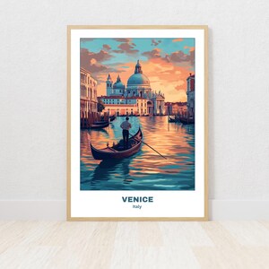 Venice Printable Poster, Travel Poster, Digital Print, Wall Art, Unique Gift