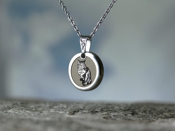Collier de couple à design de chat en acier inoxydable – Pour toi Mon chat
