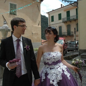 Boutonniere, Corsage, Buttonhole Everlasting paper lotus image 5