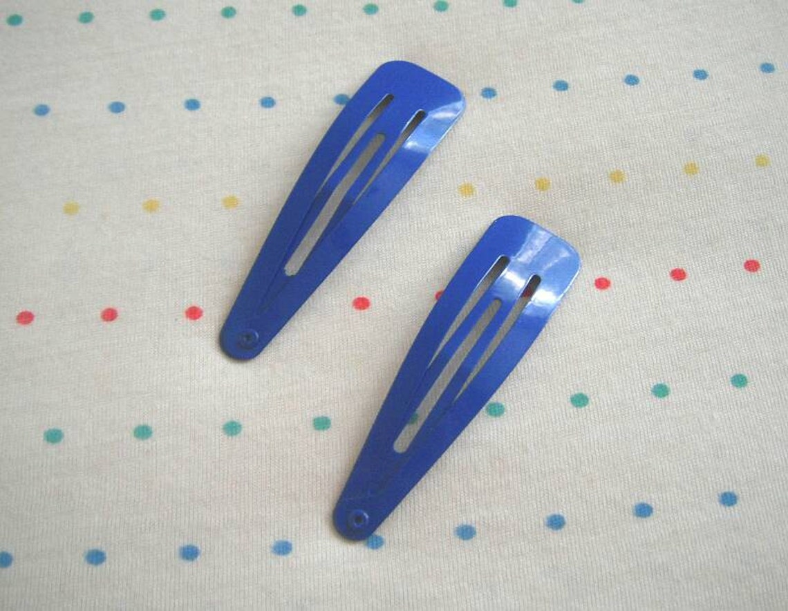 2. Royal Blue Hair Clips - Pack of 20 - wide 3