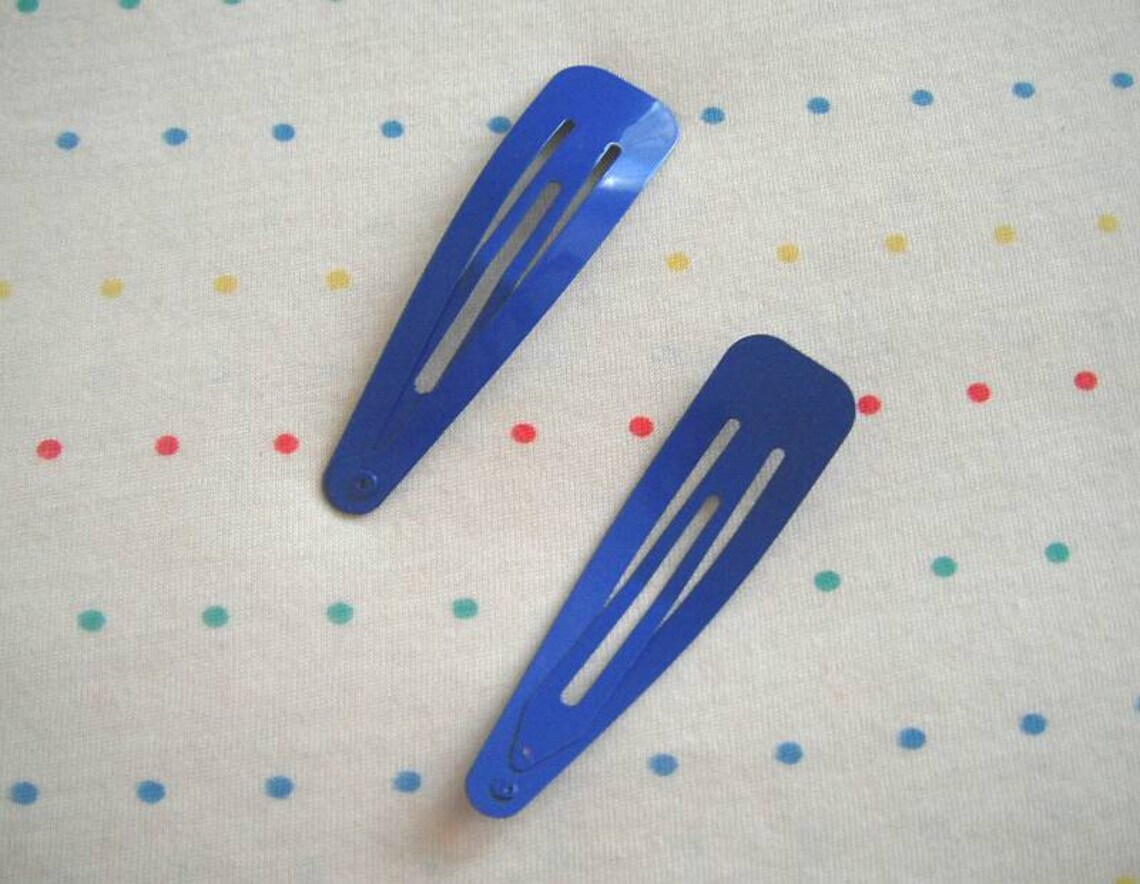 3. Royal Blue Hair Clips - Set of 6 - wide 2
