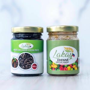 The Lakay set | Djondjon and Piman| Authentic Haitian black Djon Djon Mushroom|Organic DjonDjon | Black Mushroom for Haitian Black Rice