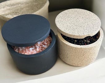 Saliera / Pepiera / Pentola a pizzico / Contenitori da cucina / Organizzatore da cucina / Portasale / Barattolo per erbe aromatiche / Accessori da cucina / Saliera / Regalo