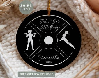 Fitness Enthusiast Ornament Gym Ornament Personalized Fitness Ornament Gift Workout Ornament Workout Buddy Ornament Gym Buddy Ornament