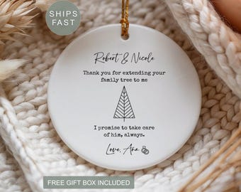 Personalized Wedding Ornament Gift From Daughter In Law Mother In Law Gift From Bride In-Law Ornament Gift From Daughter In Law Ornament