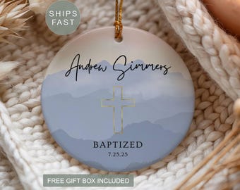 Personalized Baptism Ornament Christening Ornament Baptism Ornament Personalized