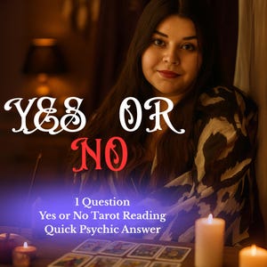 Lecture oui ou non : réponse rapide à une question, lecture psychique des cartes de tarot, orientation spirituelle rapide, réponse précise oui ou non