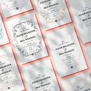 Elegant Minimalist Wedding Invitations | Easy RSVP with QR Code | Canva Template | Printable