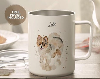 Custom Pet Portrait Insulated Tumbler, Personalized Pet Lover Gift