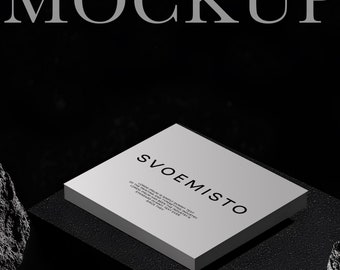 Flyer Mockup, Aesthetic Brochure and Branding Mockups, Neutral Mockup, Styled Mockup, Minimalist Card Mockup, Blank Business Card Mock AI