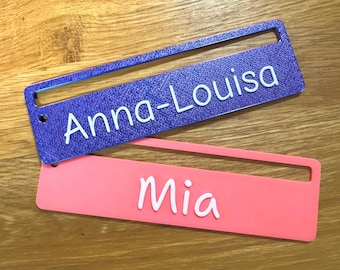 Personalisierte Lesehilfe mit Namen | Leselineal Einschulung | Geschenk Schulanfang | Schultüte Inhalt Idee
