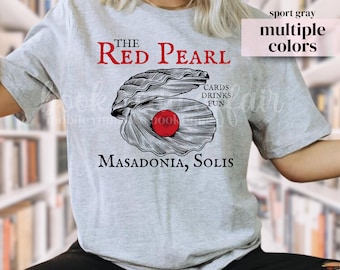 The Red Pearl Shirt | From Blood and Ash, FBAA Bookish Tee