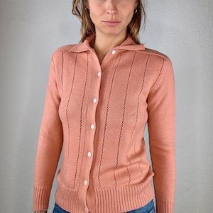 Vintage Knitted Wool Cardigan