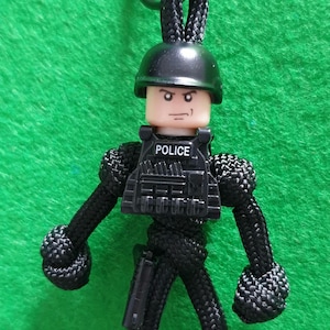 British Police firearms officer keyring.