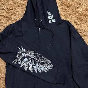 Ellie&#39;s Tattoo Sleeve Full Zip Hoodie TLOU 2