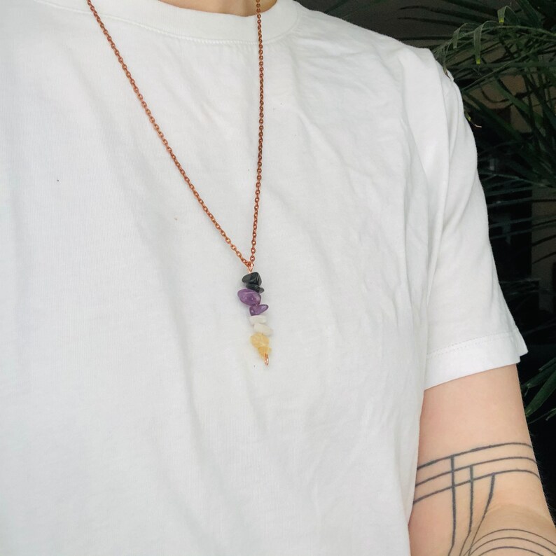 PRIDE Flag Crystal Copper Necklace Bracelet