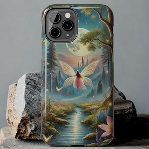 Enchanted Forest Fairy Tale Phone Case: Fantasy Castle iPhone, Samsung, Google Pixel