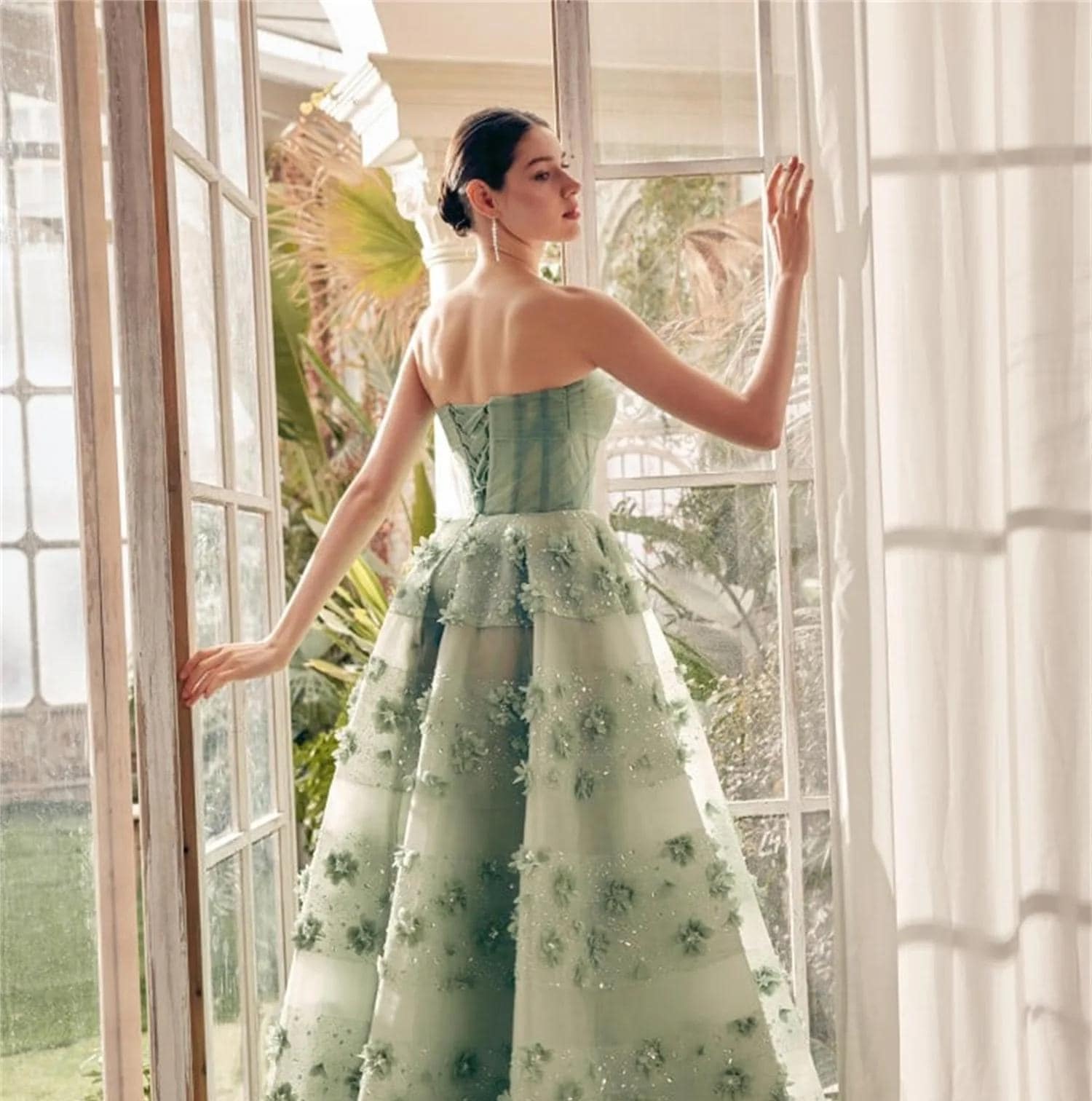 A Line Fairy Elegant Evening Gown Unique Party Dress        S6419