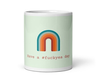 Vivid Print Ceramic Mug, Coffee Tea Cocktails, Dishwasher Microwave Safe