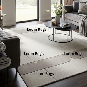 Ivory Beige color Minimalist Modern Abstract Handmade Textured woolen Designer tufted Area Rug for Living Room Bedroom 6x9 8x10 9x12 10x14