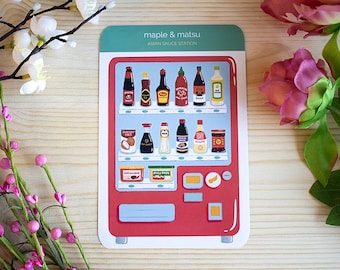 Autocollants pour sauce asiatique, feuille d'autocollants alimentaires kawaii, planificateur de repas japonais, autocollants pour journaux, cadeau pour les gastronomes, autocollants pour préparation de repas, Bujo