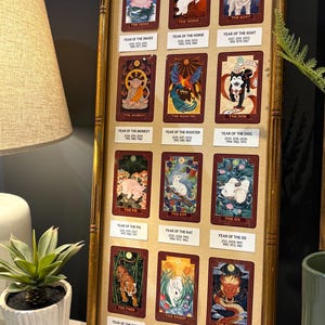 Orm Zodiac Tarot-klistermärke Vattentätt kinesiskt nyårsklistermärke för dekoration 2025 Lunar New Year vinylklistermärke Orm stansat klistermärke Orm Tarot bild 5