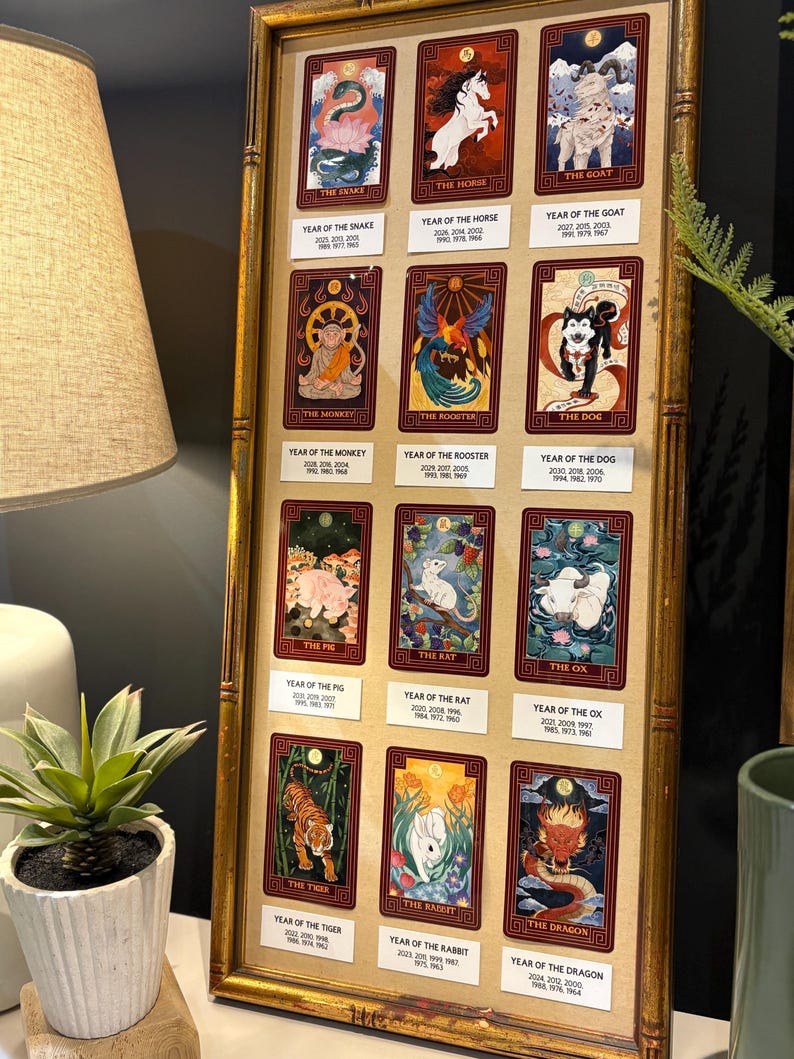Orm Zodiac Tarot-klistermärke Vattentätt kinesiskt nyårsklistermärke för dekoration 2025 Lunar New Year vinylklistermärke Orm stansat klistermärke Orm Tarot bild 5