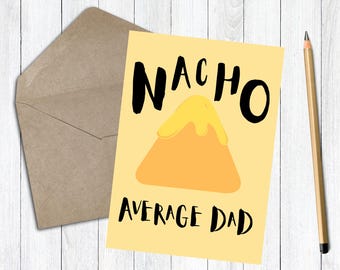 ALY LOU Nacho Biglietto di auguri per la festa del papà per papà