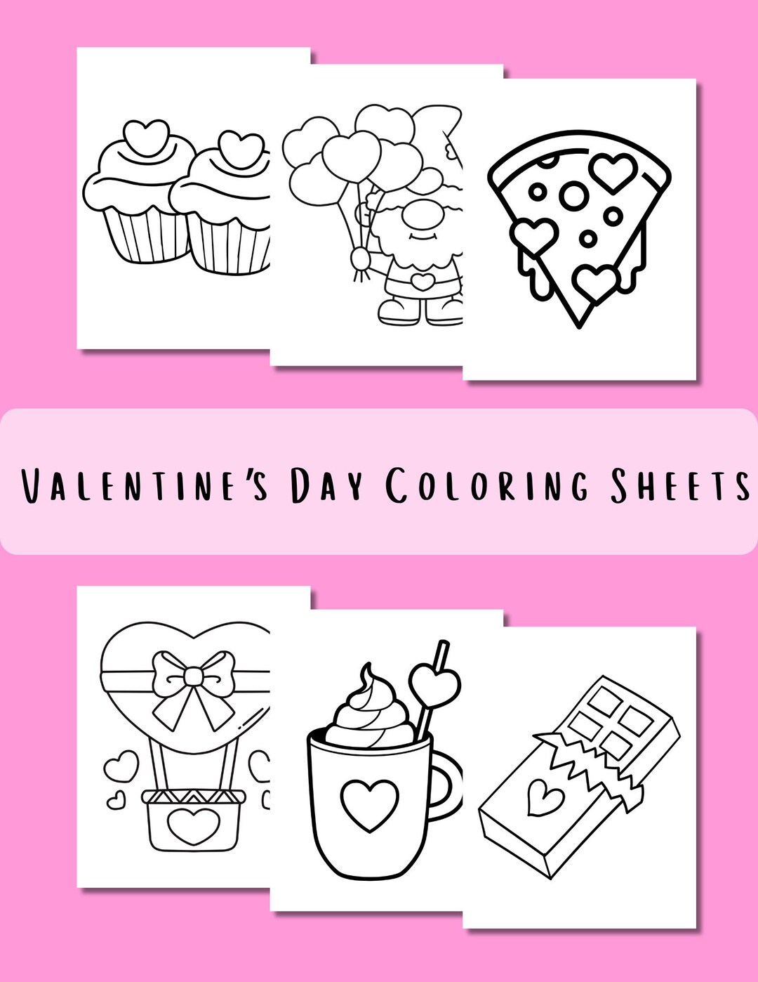 Valentine’s Day Coloring Pages for Kids | Printable Valentine Coloring ...