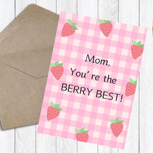 Berry Best Mom Biglietto per la festa della mamma