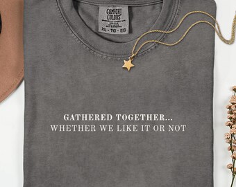 Funny Thanksgiving Shirt: Sarcastic Family Gathering Tee
