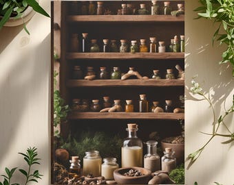 Kräuterapothekerzeitschrift, Grüne Hexe Notizbuch, Kräutermedizinzeitschrift, Hippy-Zeitschrift, mystisches Journal, Kräuterkunde-Journal, Heilende Natur
