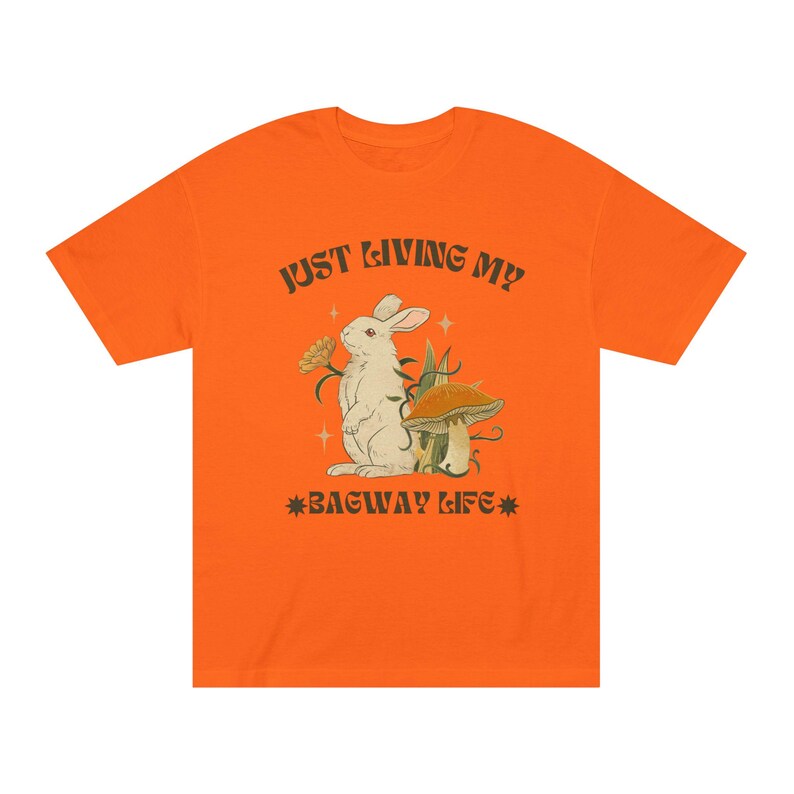 BAGWAY Retro Unisex Classic Tee, Casual Graphic Shirt, Vintage Style Top, Cool Gift for Teens, Street Style Apparel, Summer Fashion image 5