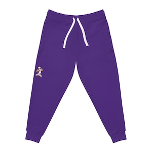 BAGWAY Purple Joggers - Comfortable Athleisure Pants for Men and Women, Workout Sweatpants, Casual Lounge Wear, Apparel, Sports Trousers